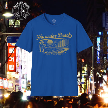 Vintage Haeundae Beach, Busan, Korea T-Shirt