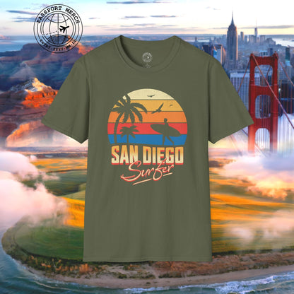 San Diego Surfer California T-Shirt