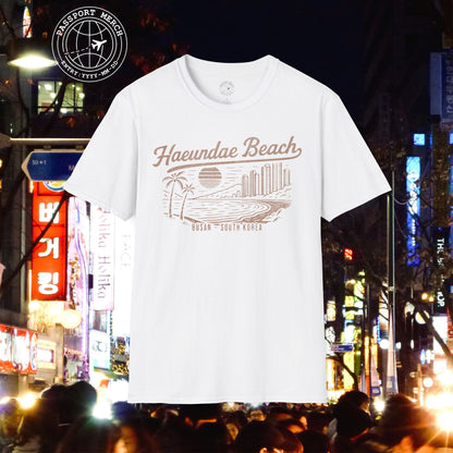 Vintage Haeundae Beach, Busan, Korea T-Shirt