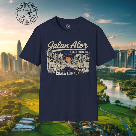 Jalan Alor Kuala Lumpur Malaysia (Vintage Urban) T-Shirt