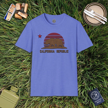 Woodworked Flag of California T-Shirt