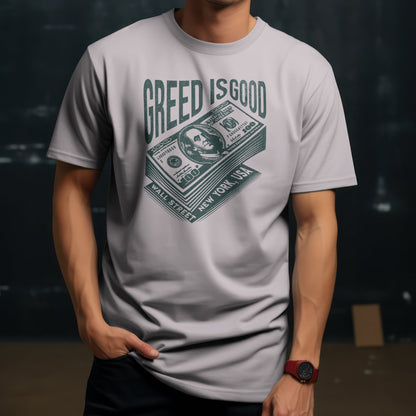 New York Wall Street Greed is Good T-Shirt