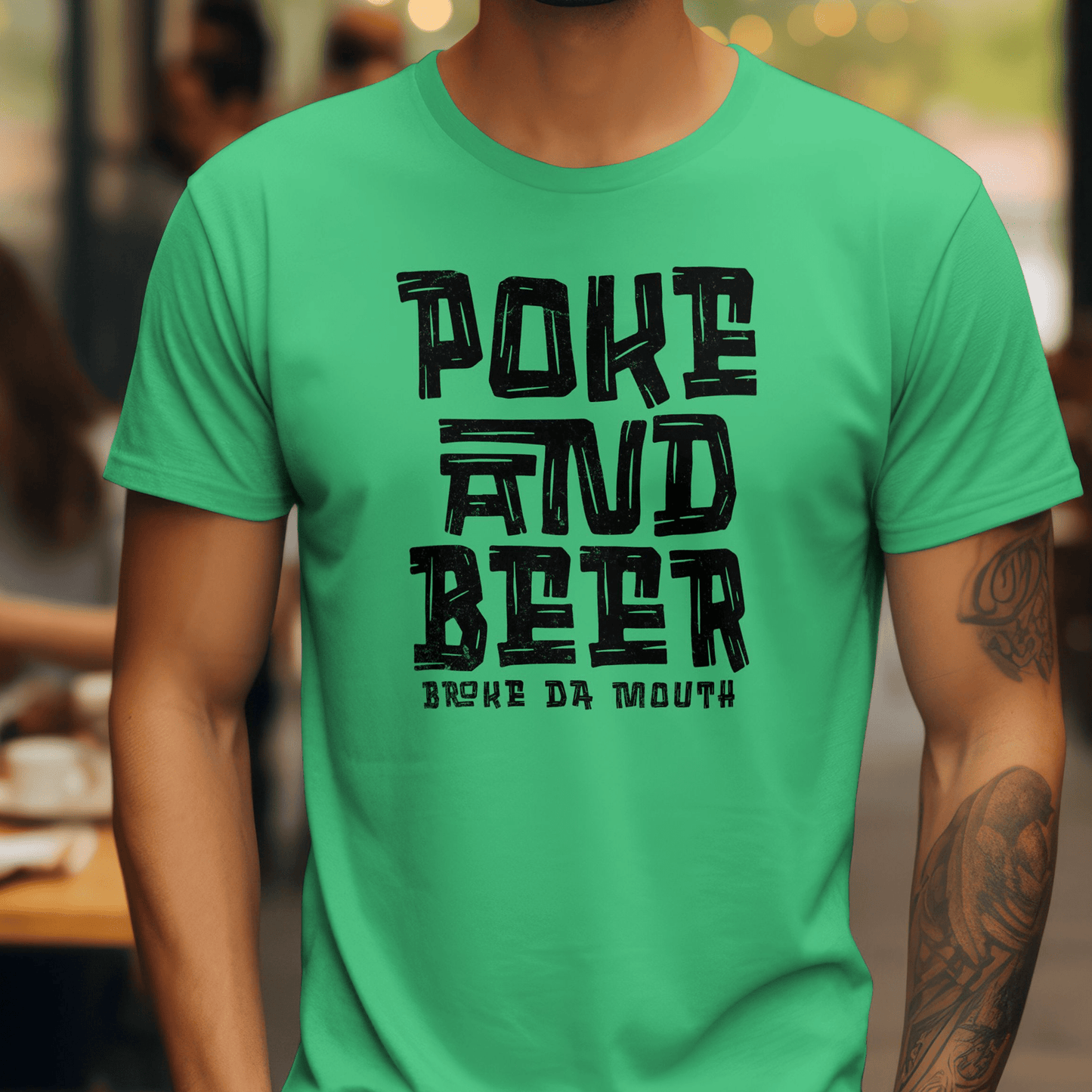 Poke and Beer, Hawaii T-Shirt