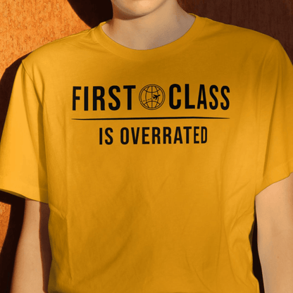 First Class is Overrated Brand Icon T-Shirt