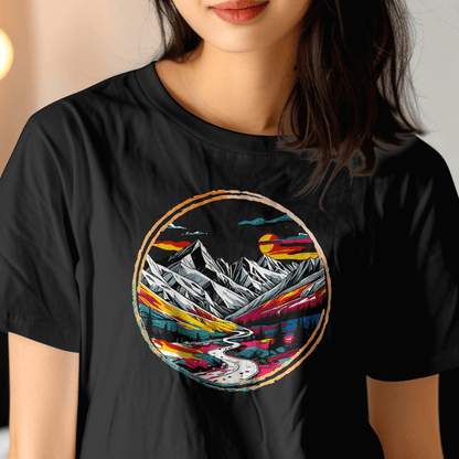 Modern Alpine Wanderlust, Colorado T-Shirt