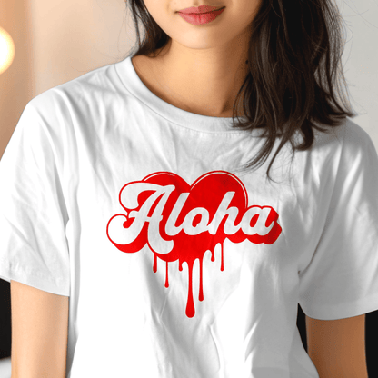 Aloha Melting Heart, Hawaii T-Shirt