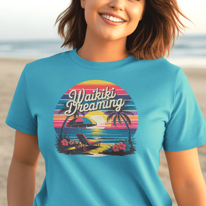 Retro Waikiki Dreaming, Hawaii T-Shirt