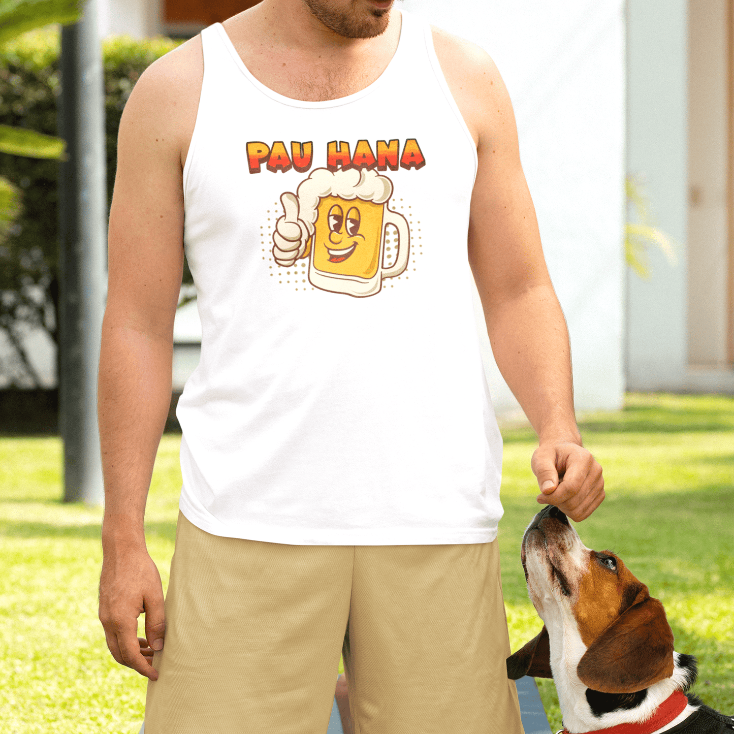 Pau Hana Beer, Hawaii Tank Top