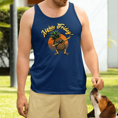 Aloha Friday Dabbing Pineapple Hawaii Tank Top