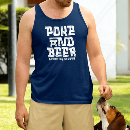 Poke and Beer, Hawaii Tank Top