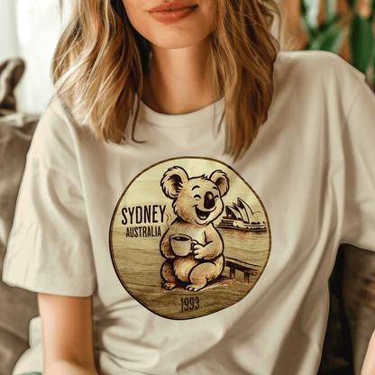 Vintage Koala & Coffee in Sydney, Australia T-Shirt