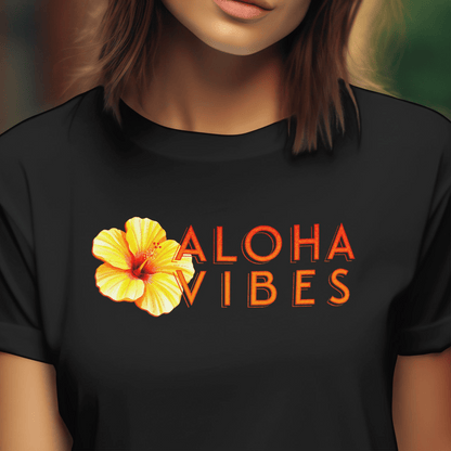 Sun-Kissed Hibiscus Aloha Vibes, Hawaii T-Shirt