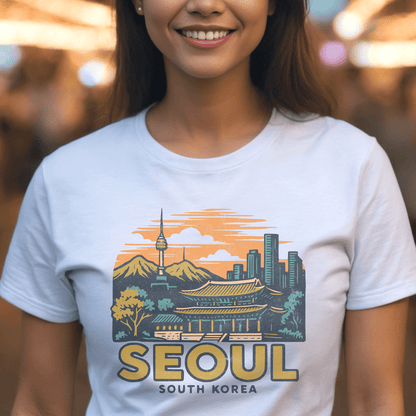 Seoul, South Korea - 80's Vintage T-Shirt