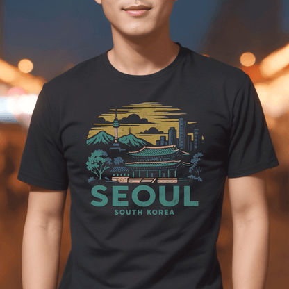 Seoul, South Korea - 80's Vintage T-Shirt