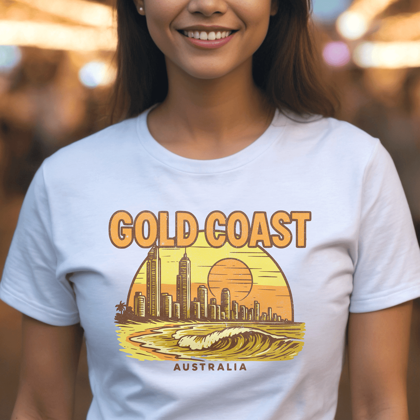 Gold Coast, Australia - 80's Vintage T-Shirt