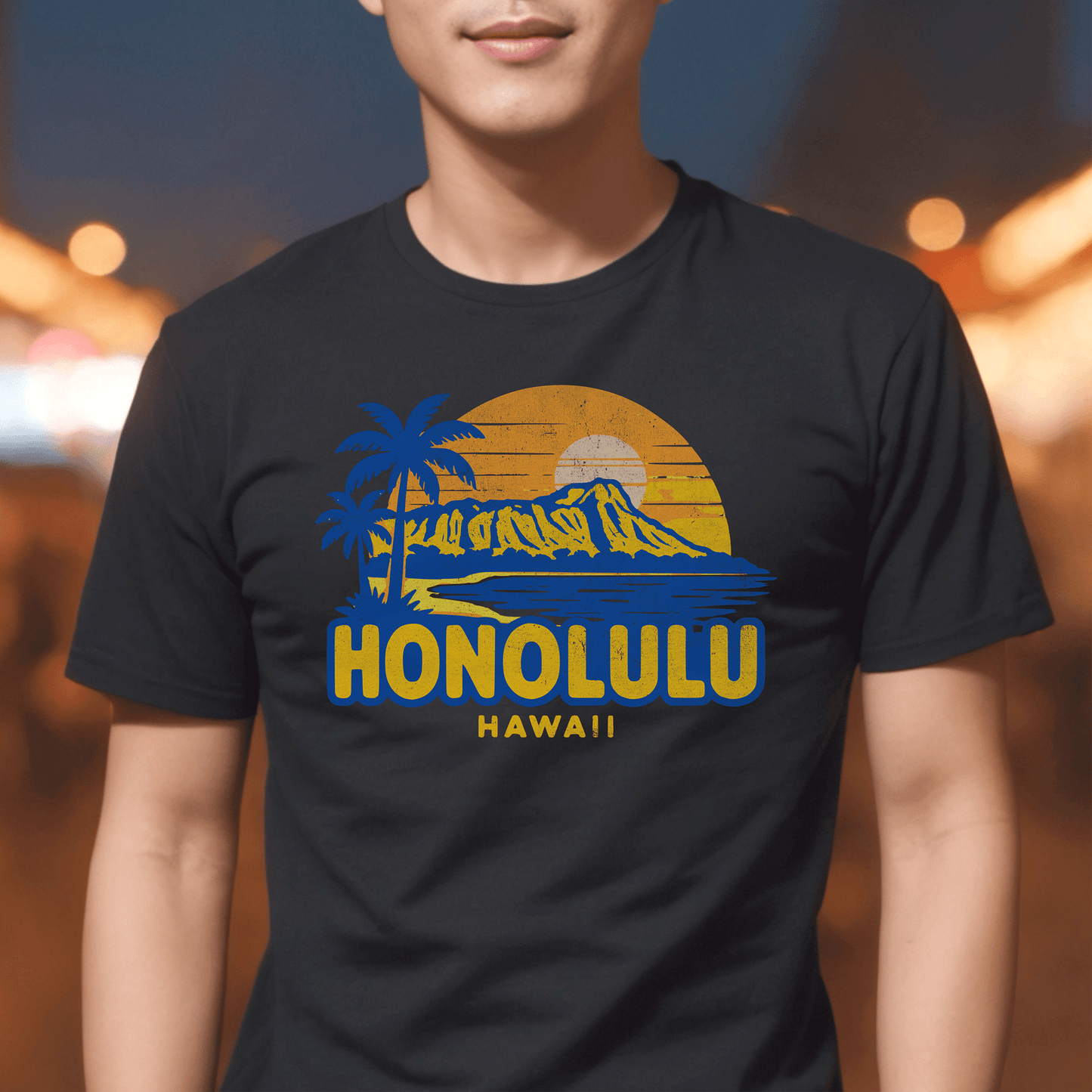 Honolulu, Oahu, Hawaii - 80's Vintage T-Shirt