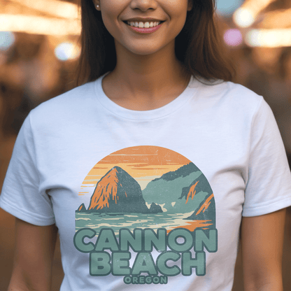 Cannon Beach, Oregon - 80's Vintage T-Shirt