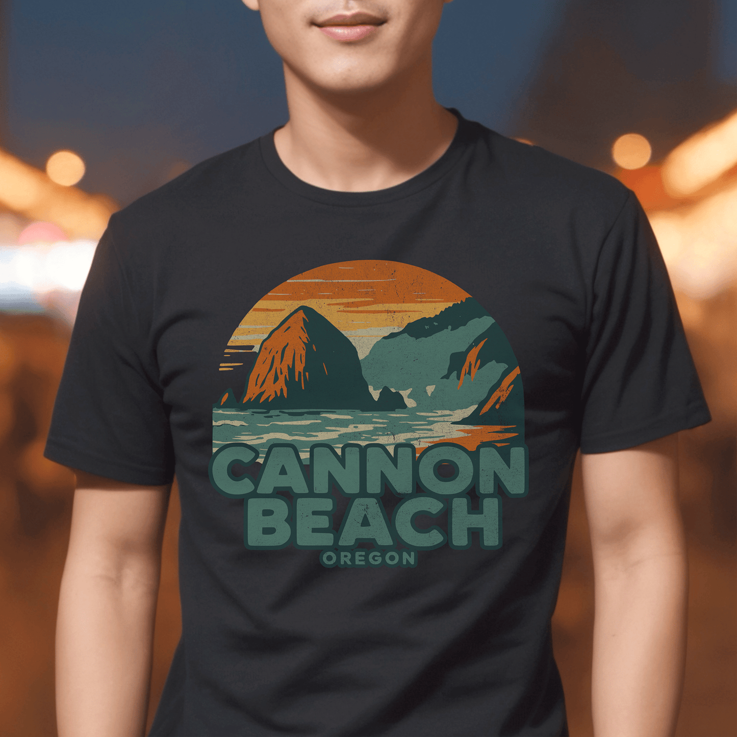 Cannon Beach, Oregon - 80's Vintage T-Shirt