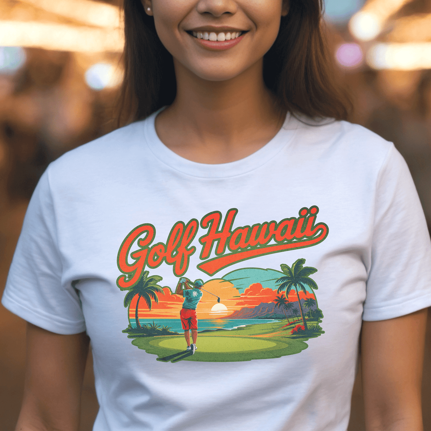 Retro Golf Hawaii T-Shirt