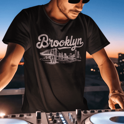 Vintage Brooklyn Monochrome, New York T-Shirt