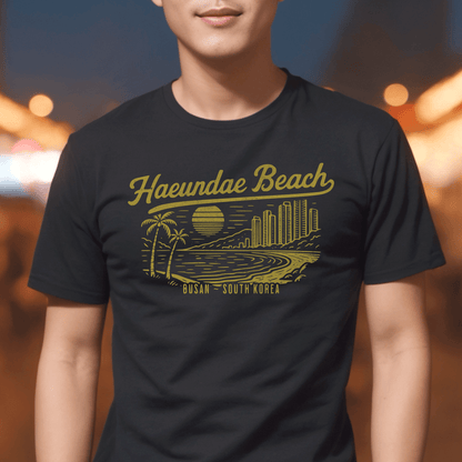 Vintage Haeundae Beach, Busan, Korea T-Shirt