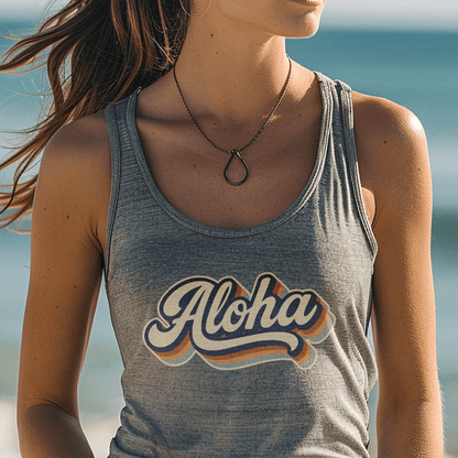 Classic 70s, Aloha, Hawaii Tank Top