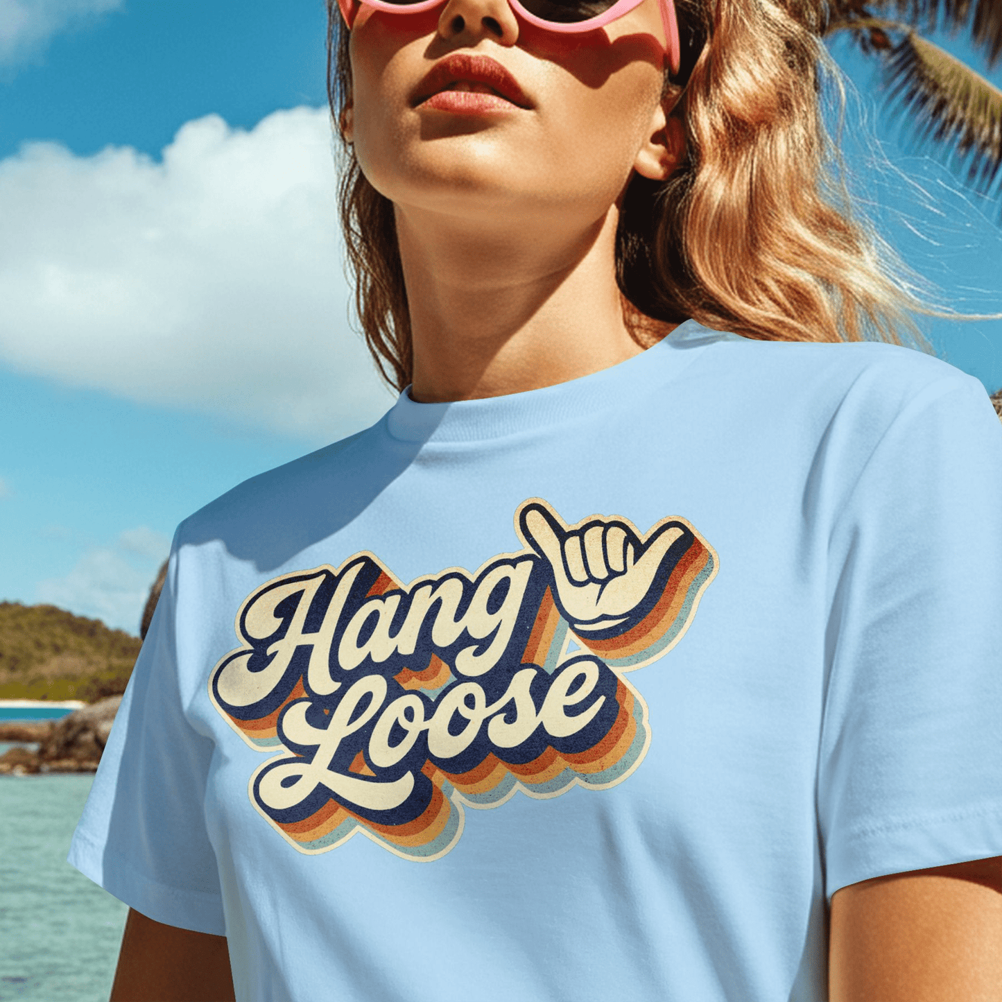Classic 70s, Hang Loose, Hawaii T-Shirt