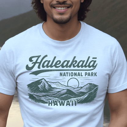 Haleakala National Park Vintage Monochrome, Hawaii T-Shirt