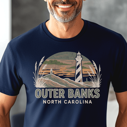 Outer Banks, North Carolina - 80's Vintage T-Shirt