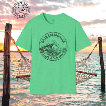 Surf South of the Border, Baja California, Mexico T-Shirt