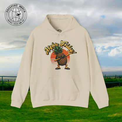Aloha Friday Dabbing Pineapple Hawaii Hoodie