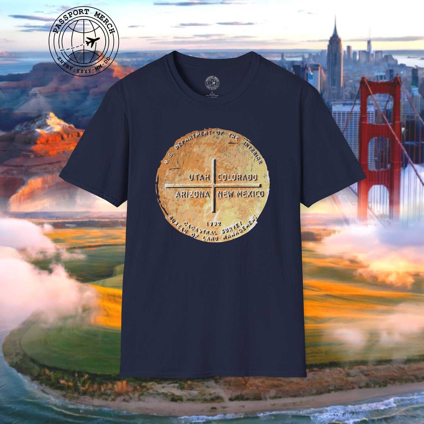 Four Corners - Utah, Colorado, Arizona, New Mexico T-Shirt