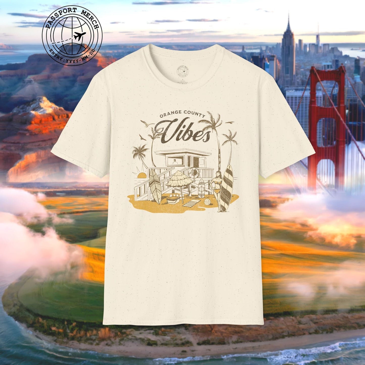 Orange County Vibes, California T-Shirt