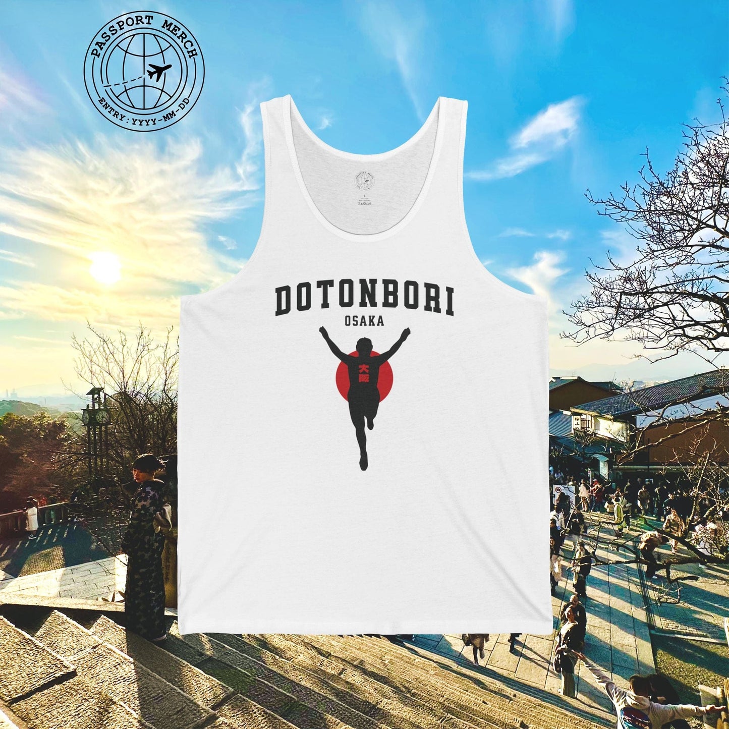 Signs of Wanderlust, Dotonbori, Osaka, Japan Tank Top