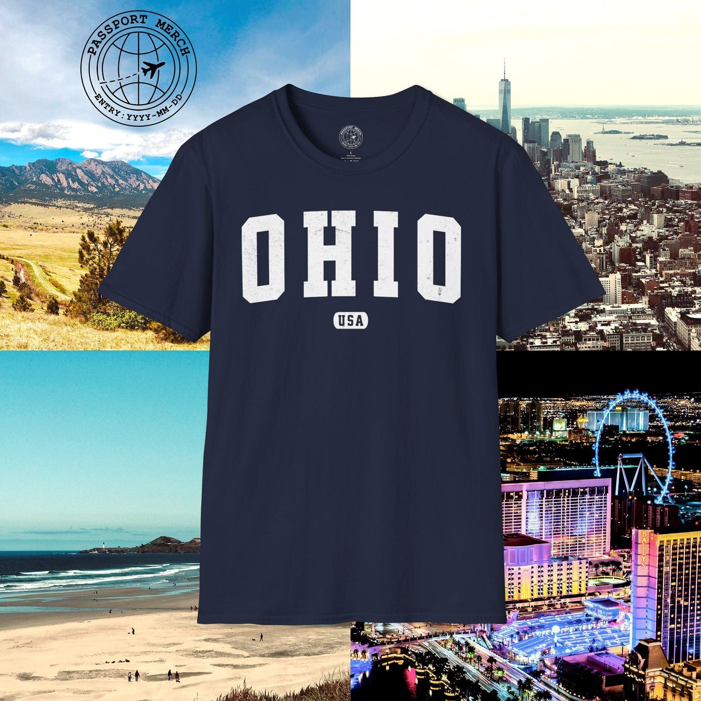 Classic Athletic, Ohio (50 States Edition) T-Shirt
