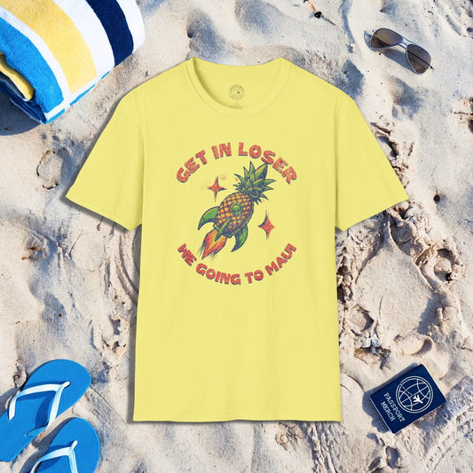 Pineapple Rocket Ship to Maui, Hawaii T-Shirt