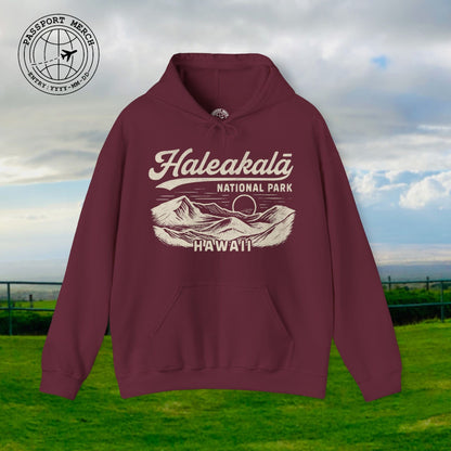 Haleakala National Park Vintage Monochrome, Hawaii Hoodie