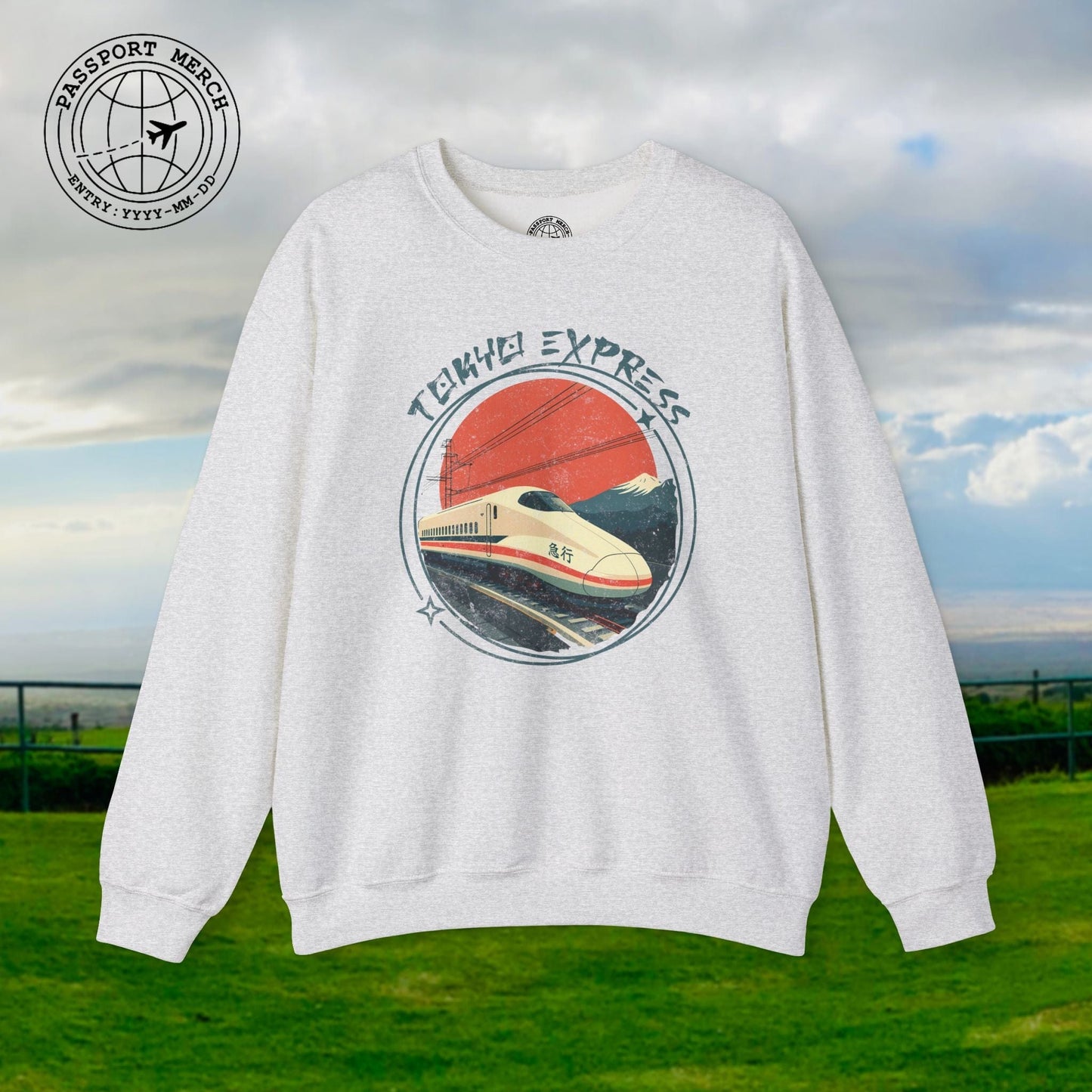 Tokyo Express, Japan Crewneck