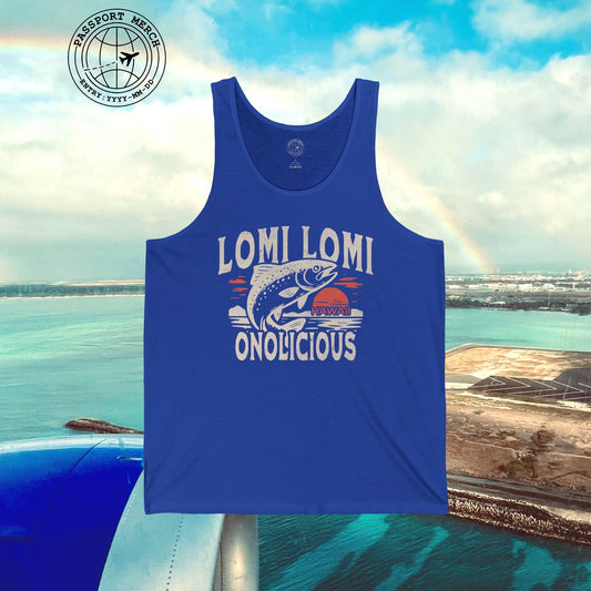 Onolicious Lomi Lomi Salmon, Hawaii Tank Top