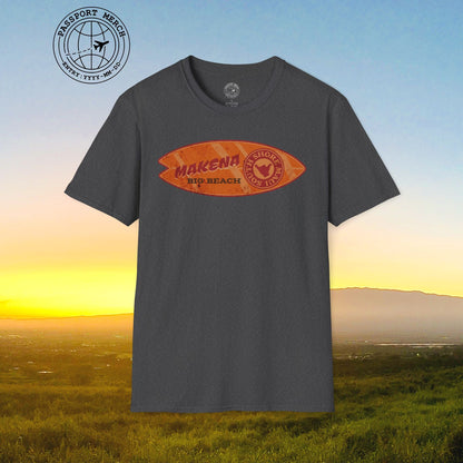 Makena Big Beach Maui Skim Board Hawaii T-Shirt