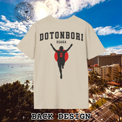 Signs of Wanderlust, Dotonbori, Osaka, Japan, Back Print T-Shirt