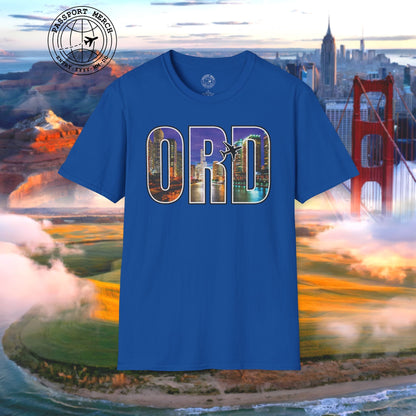 Airport Window Chicago Illinois ORD T-Shirt