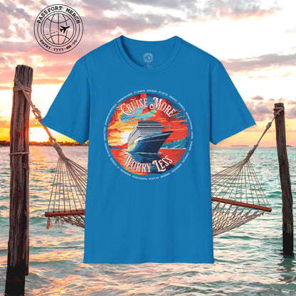 Cruise More Worry Less Caribbean T-Shirt