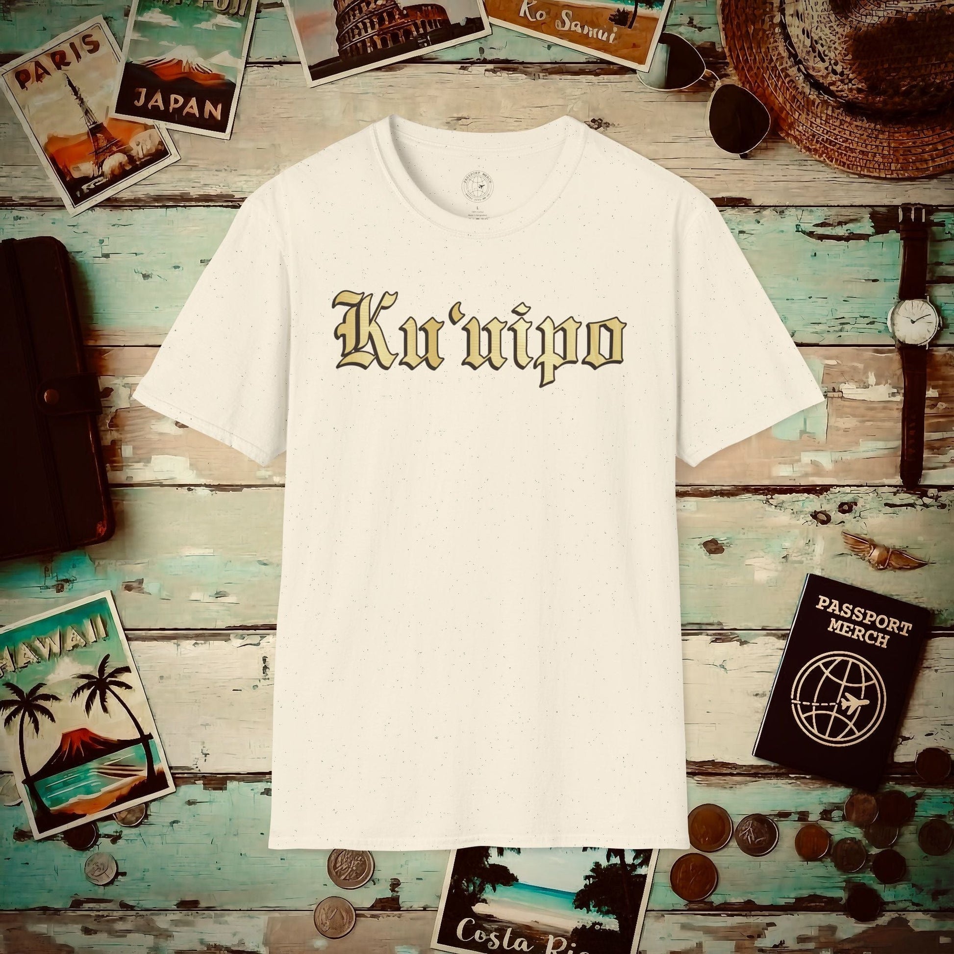 24-Karat Gold Ku'uipo (Hawaiian Jewelry Style) T-Shirt Natural / S