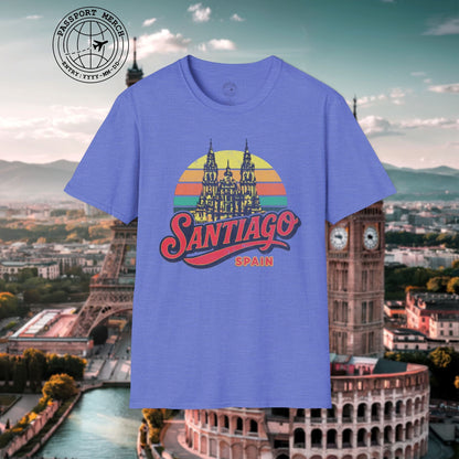 Santiago, Spain - 80's Vintage T-Shirt