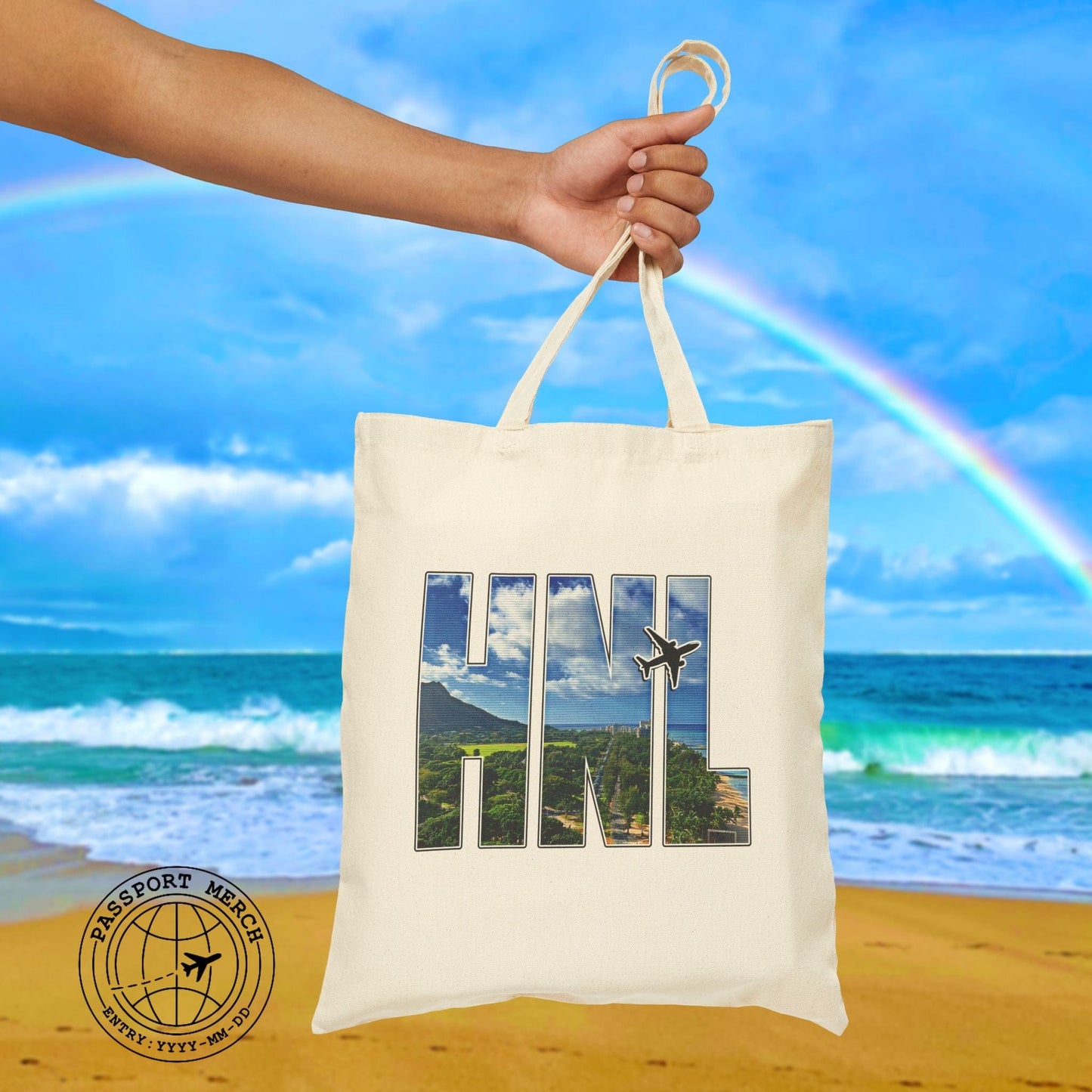 Airport Window Honolulu Oahu Hawaii HNL Tote Bag