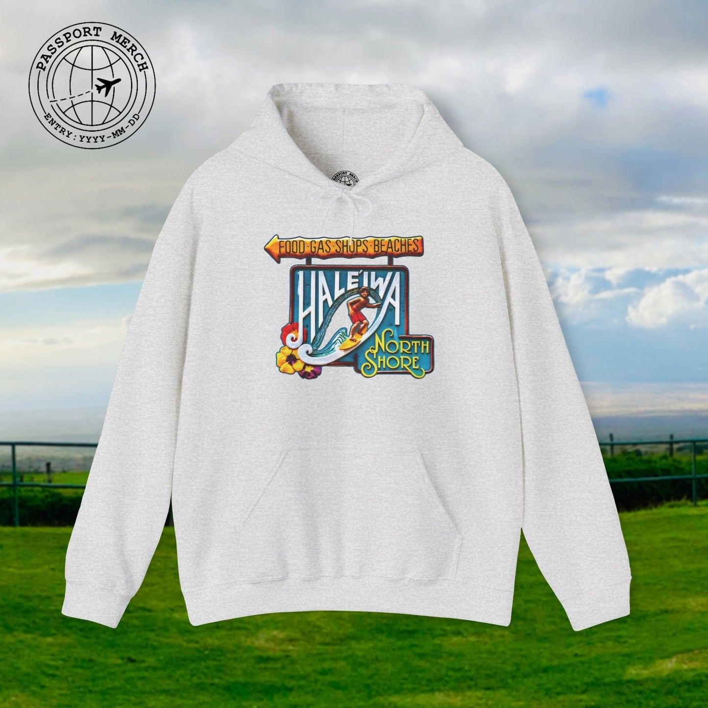Signs of Wanderlust, Hale'iwa (North) Oahu, Hawaii Hoodie