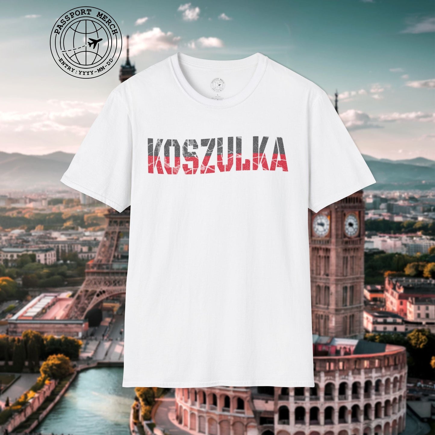 T-Shirt that says T-Shirt in Polish