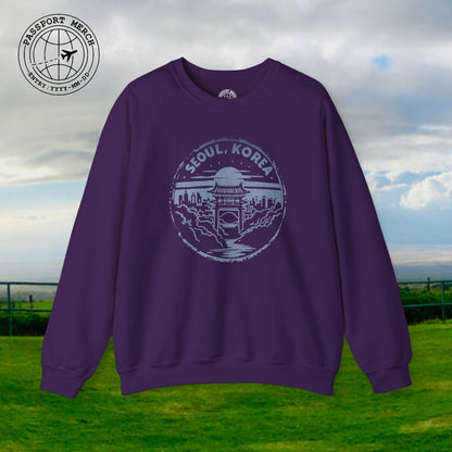 Vintage Badge, Seoul Korea Crewneck