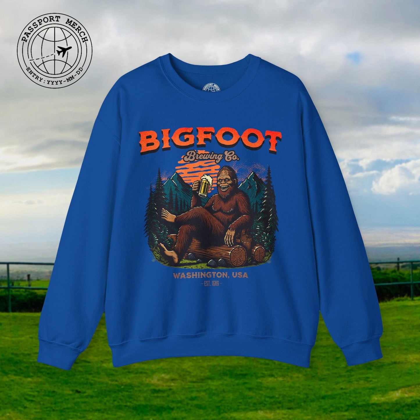 Bigfoot Brewing Company, Washington Crewneck
